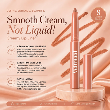 Easy Glide Lip Liner — Creamy, Blendable Color with Smooth Application, Summervibes