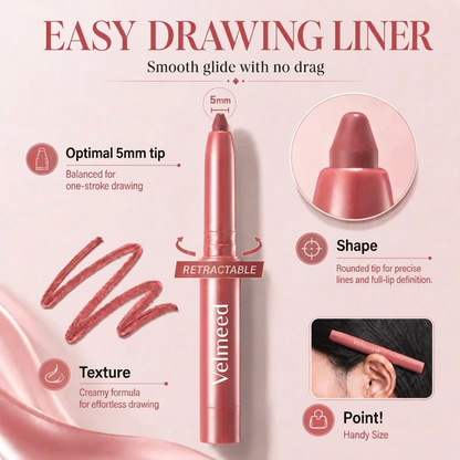 Easy Glide Lip Liner — Creamy, Blendable Color with Smooth Application, Summervibes